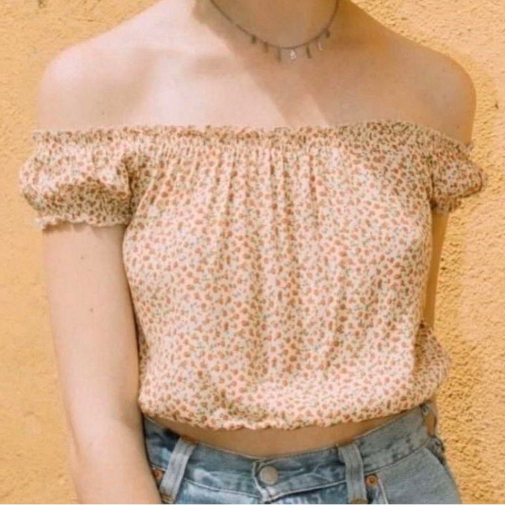 Kimchi Blue off the shoulder top